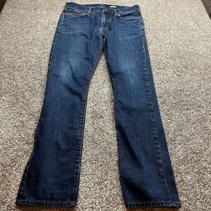 Jacob Davis Evan Slim Fit Dark Wash Denim Jeans Men Size 34x32